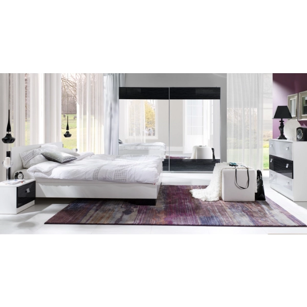 Sypialnia Lux stripes  -  czarna