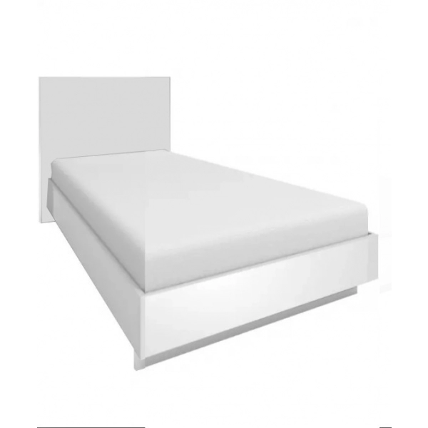 Meble Noma - N07 - Łóżko pojedyncze biały
